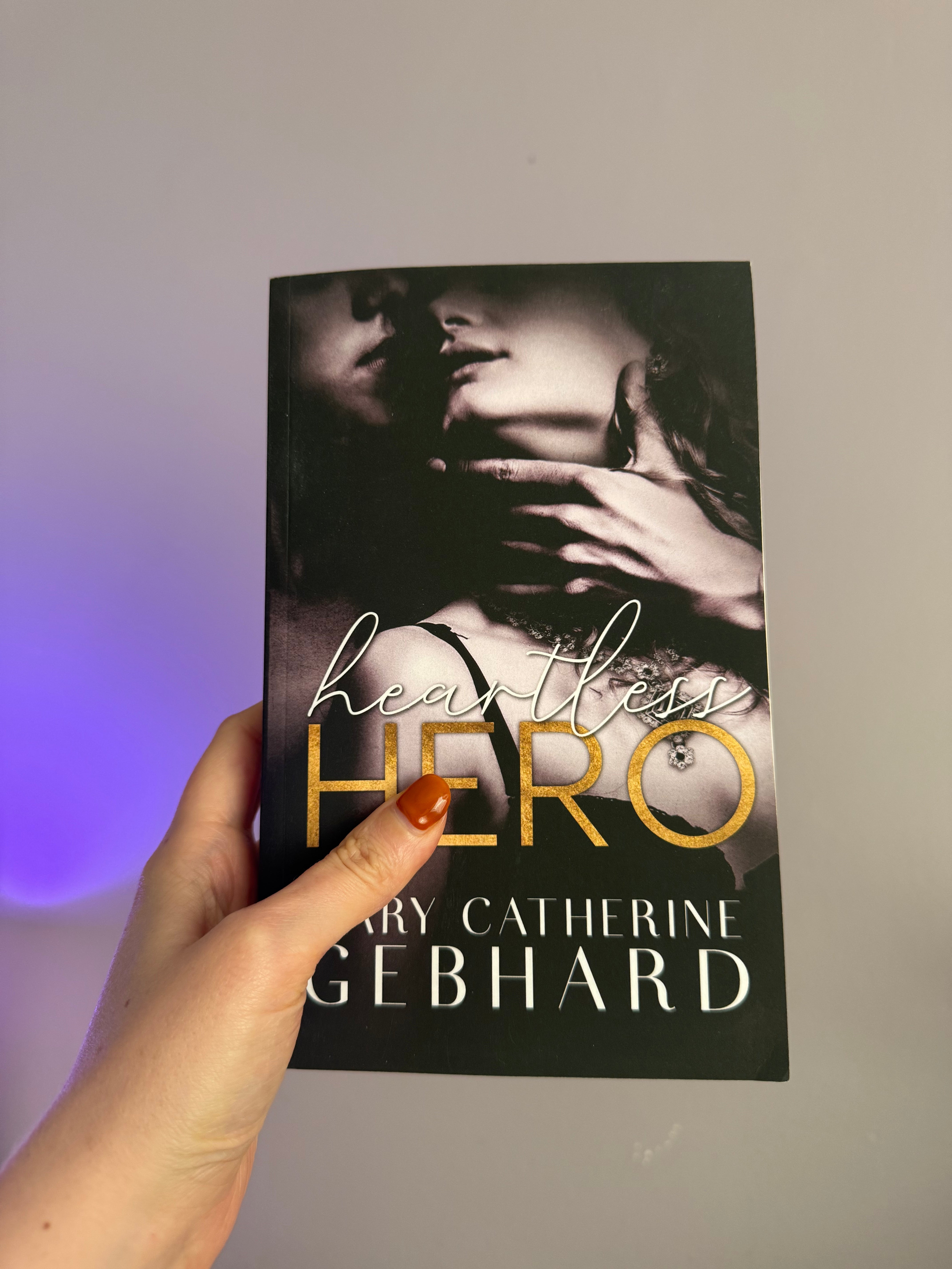 Heartless Hero Rare Signed Paperback